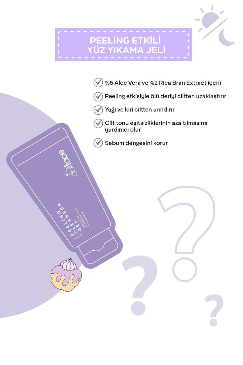 Peeling Etkili Yüz Yıkama Jeli