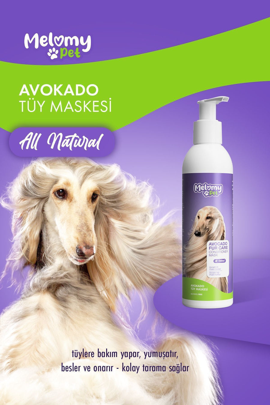 Köpek Avokado Tüy Maskesi - 190 ml