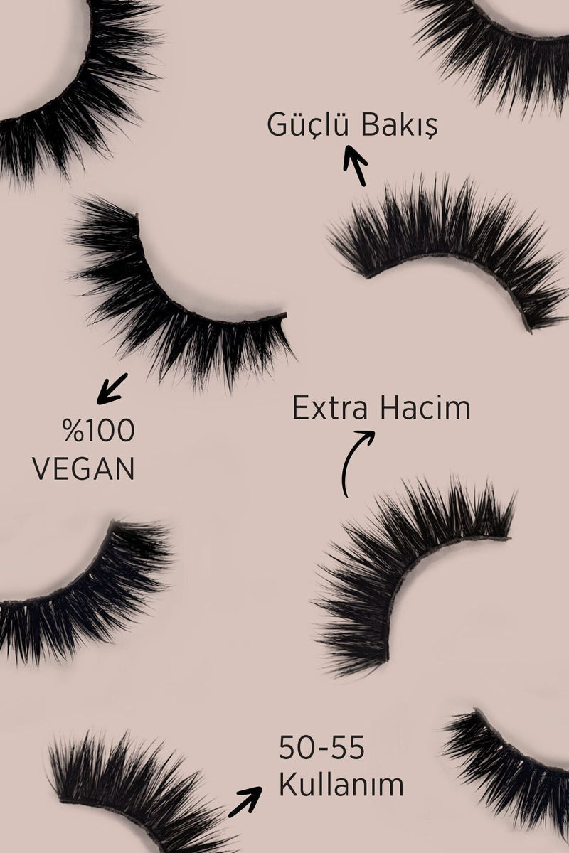 Şeffaf Eyeliner (magic Pen) + Fox Eye Kirpik (yoğun Model)