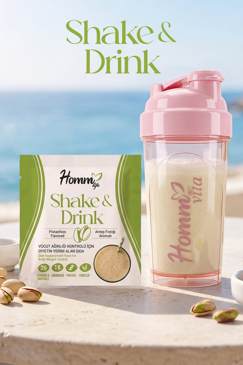 Fıstık Aromalı Shake & Drınk 17 Gr X 5 Adet