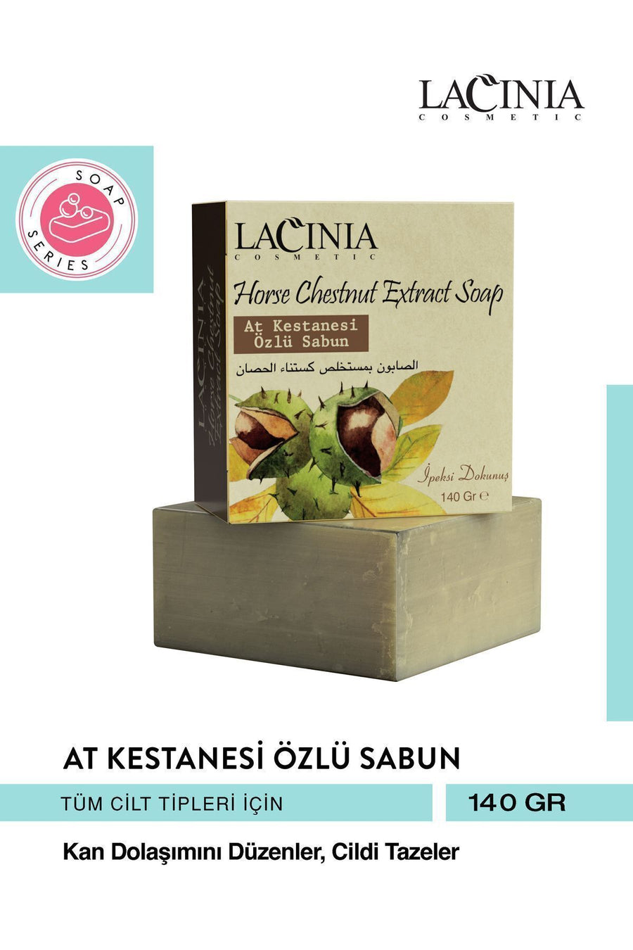 Atkestanesi Özlü Bitkisel Sabun 140gr