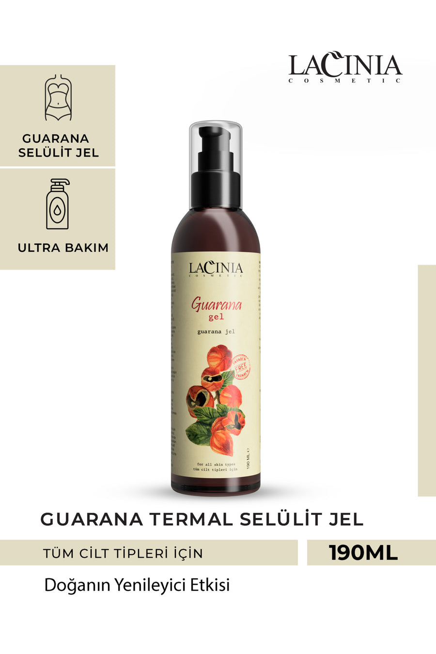 Guarana Selulit Jel Termal 190ml
