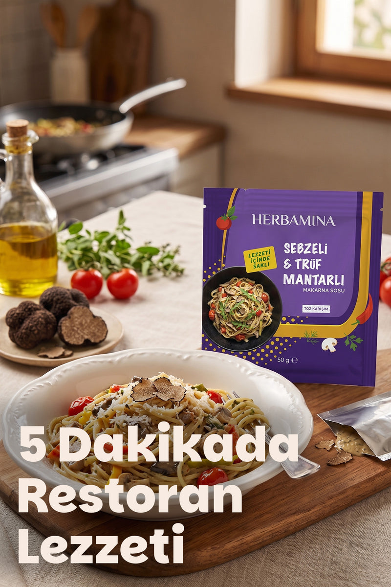 Sebzeli & Trüf Mantarlı Makarna Sosu 50 gr