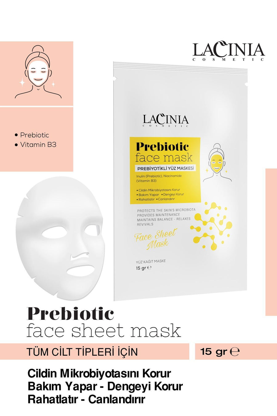 Kağıt Yüz Maskesi (Prebiotic)