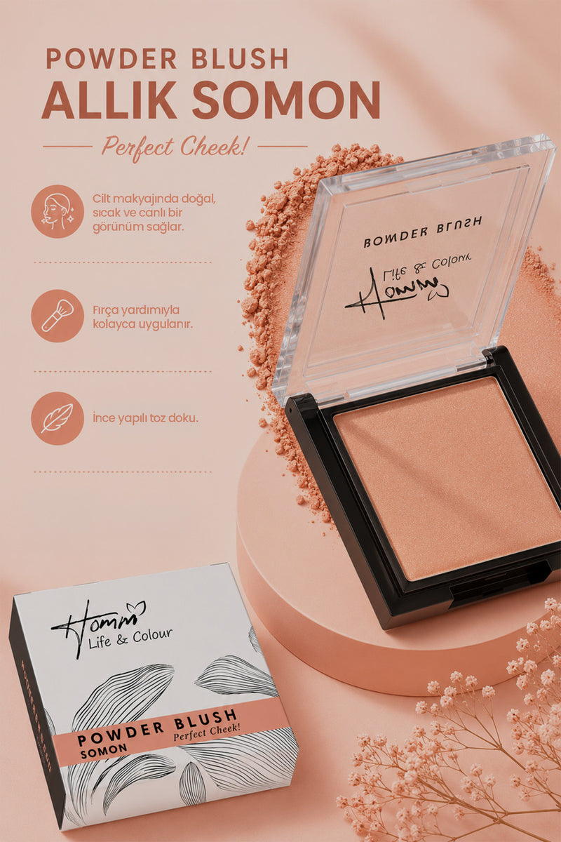 Powder Blush Allık Somon 8 gr