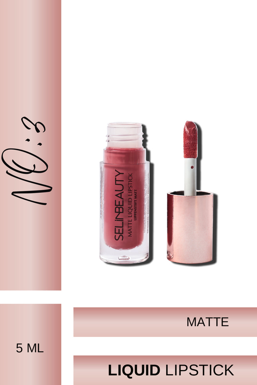 Matte Liquid Lipstick | Likit Mat Ruj No: