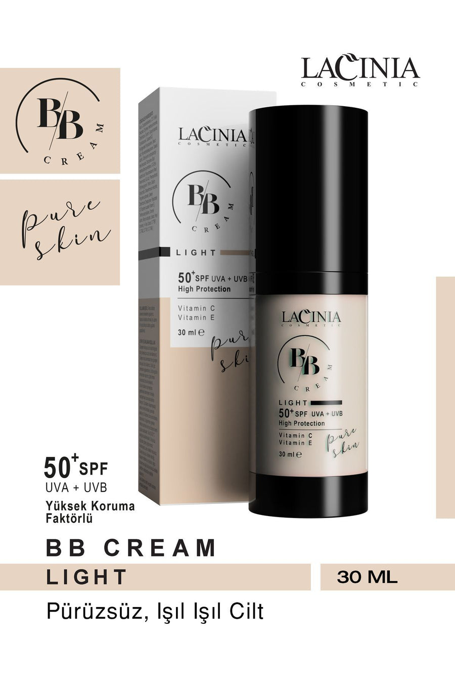 BB Cream Lıght 30Ml 50SPF