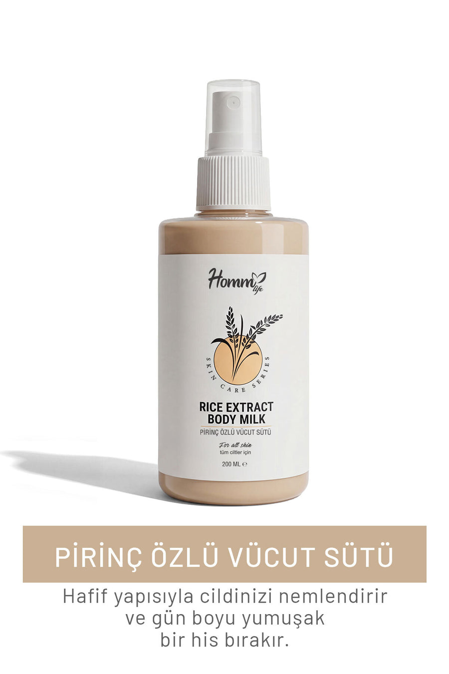Pirinç Özlü Vücut Sütü - 200 Ml