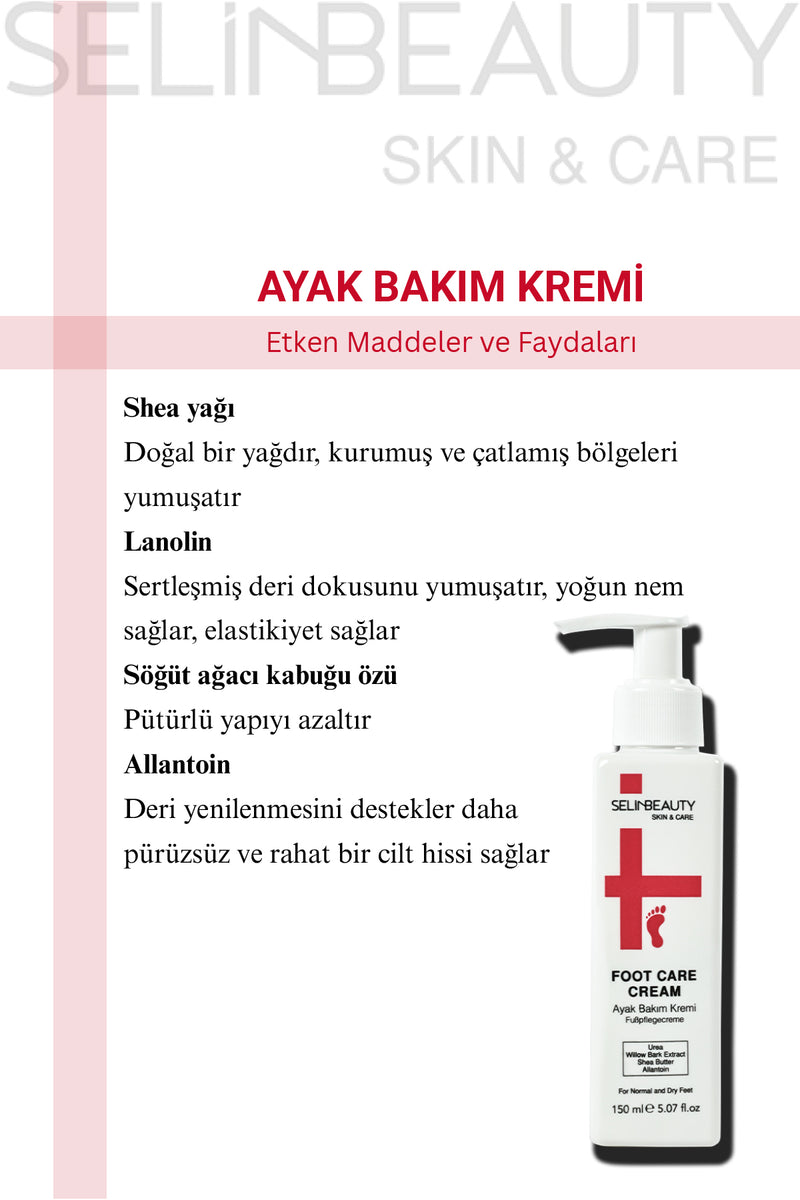 Skin & Care Foot Care Cream - Ayak Bakım Kremi