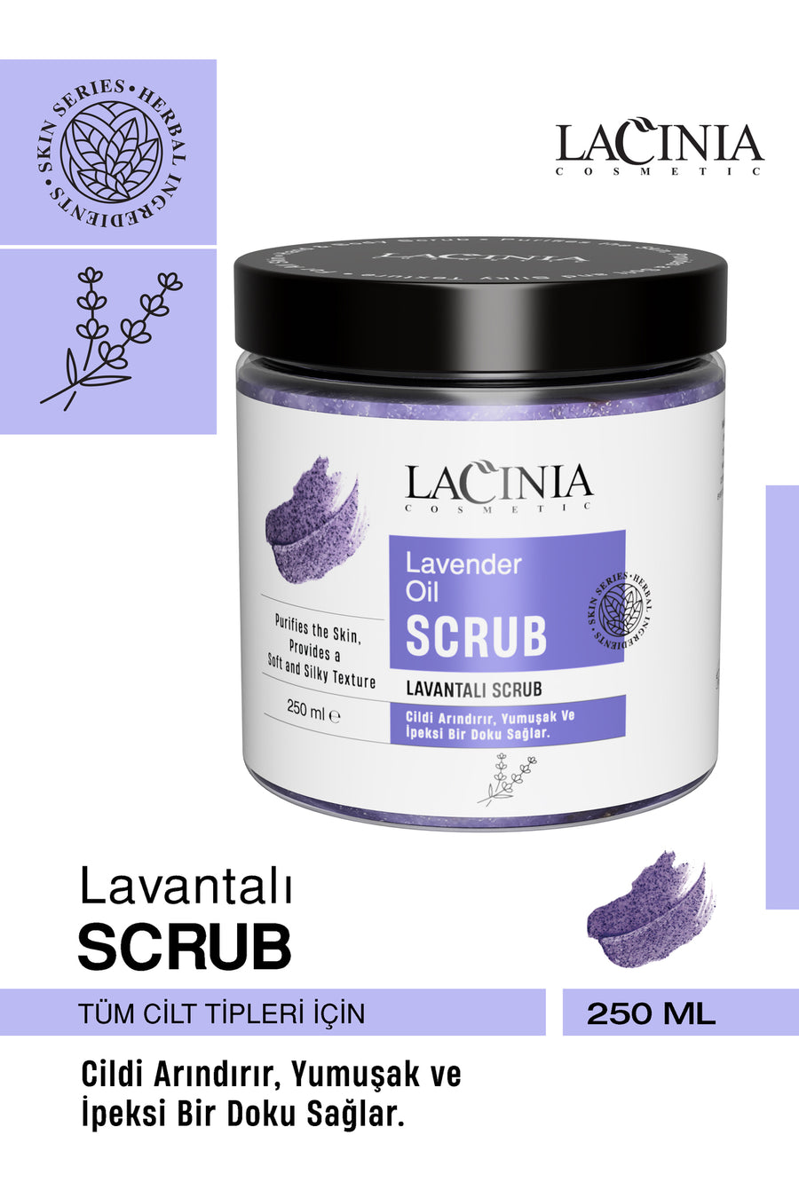 Lavanta Yağlı Scrub 250ml