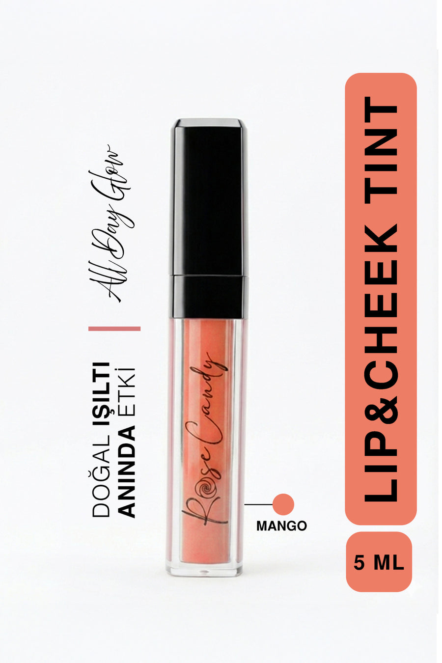 Lip & Cheek Tint | Dudak ve Yanak Renklendiricisi | Doğal Görünüm İpeksi Bitiş |