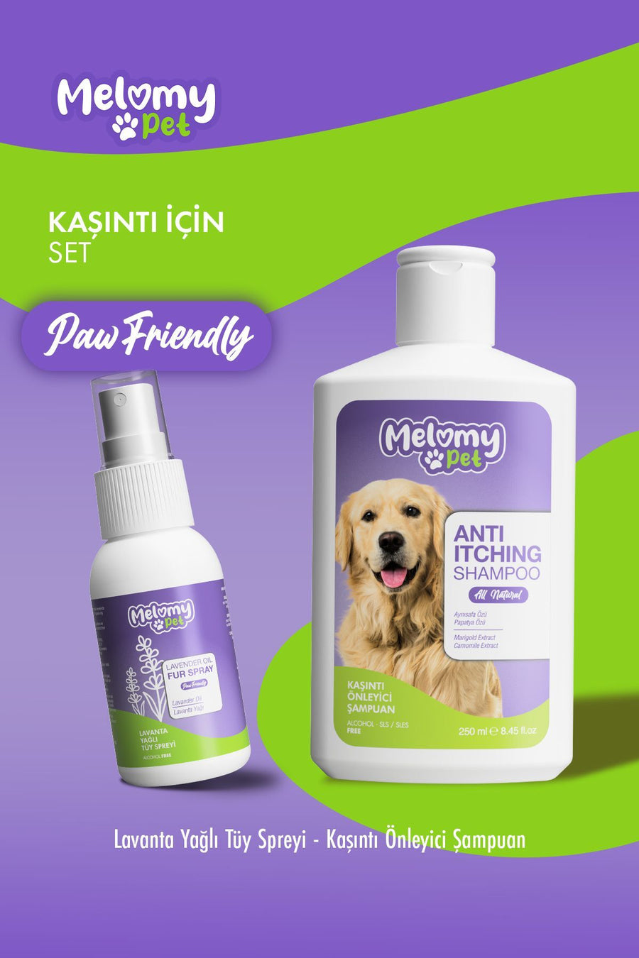 Evcil Hayvan Kaşıntı Seti ( Kedi / Köpek )