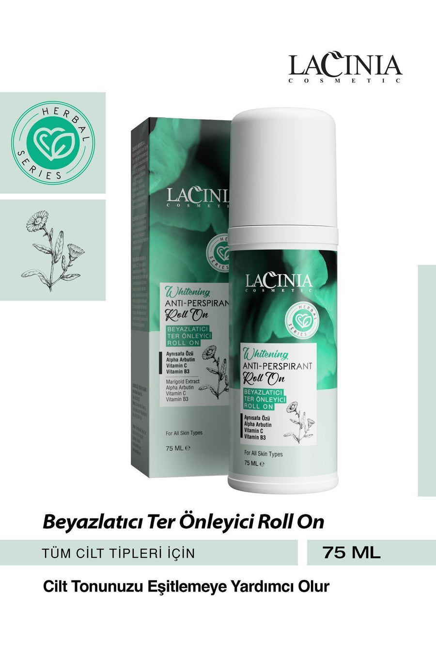 Beyazlatıcı Roll on 75 ml