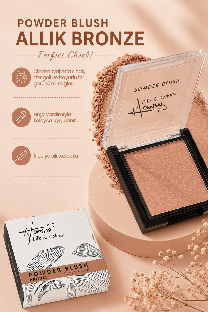 Powder Blush Allık Bronz 8 Gr