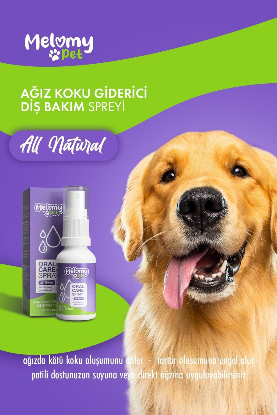 Kedi Köpek Ağız & Diş Bakım Spreyi