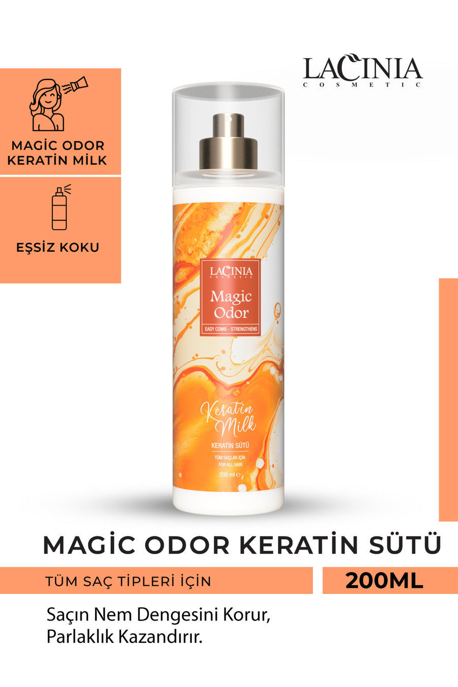 Magic Odor Saç Bakım Keratin Sütü 200 ml