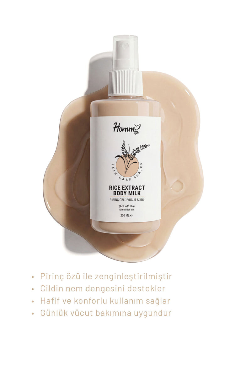 Pirinç Özlü Vücut Sütü - 200 Ml