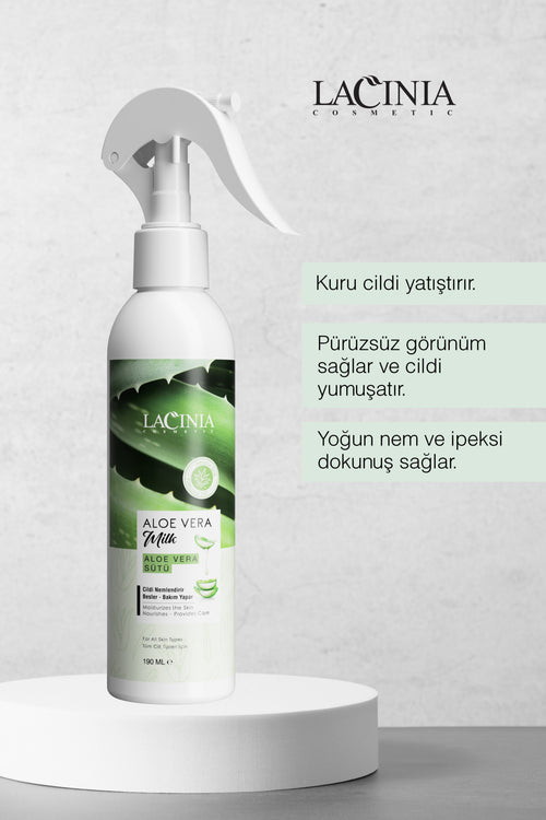 Aloe Vera Sütü 190ml Cilt Bakım Spreyi