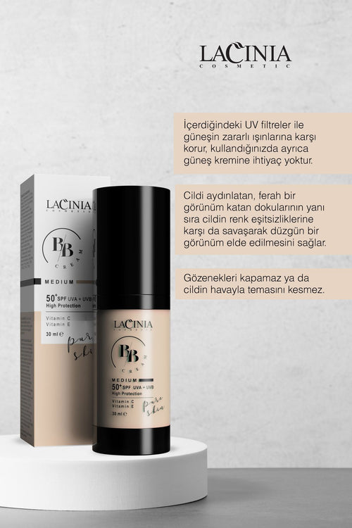 BB Cream Medium 30ml SPF 50
