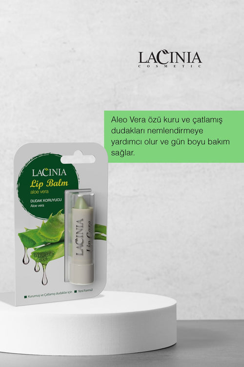 Bitkisel Dudak Koruyucu Aloe Vera Lip Balm