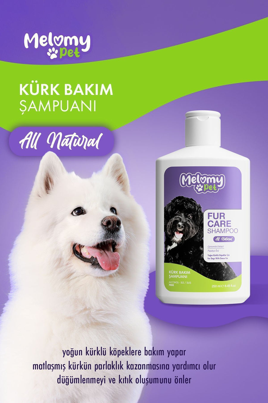 Köpek Kürk Bakım Şampuanı