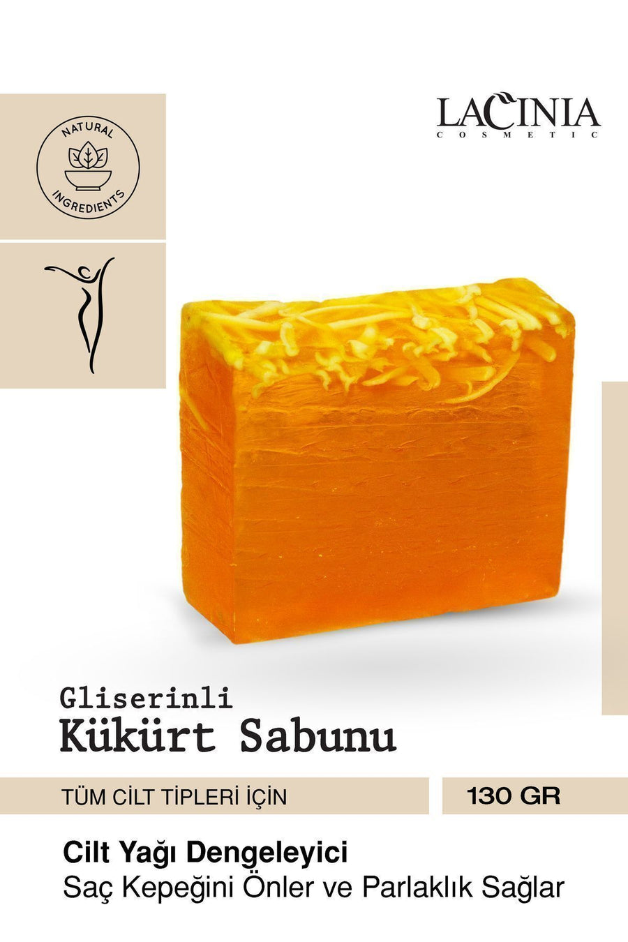 Gliserinli Kükürt Sabunu 120 gr Yüz Ve Vücut Bakımı Için Etkilidir
