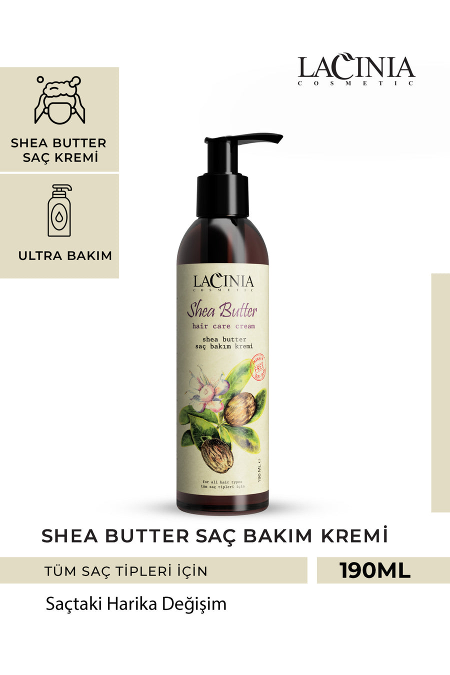 Saç Bakım Kremi - Shea Butter 190ml