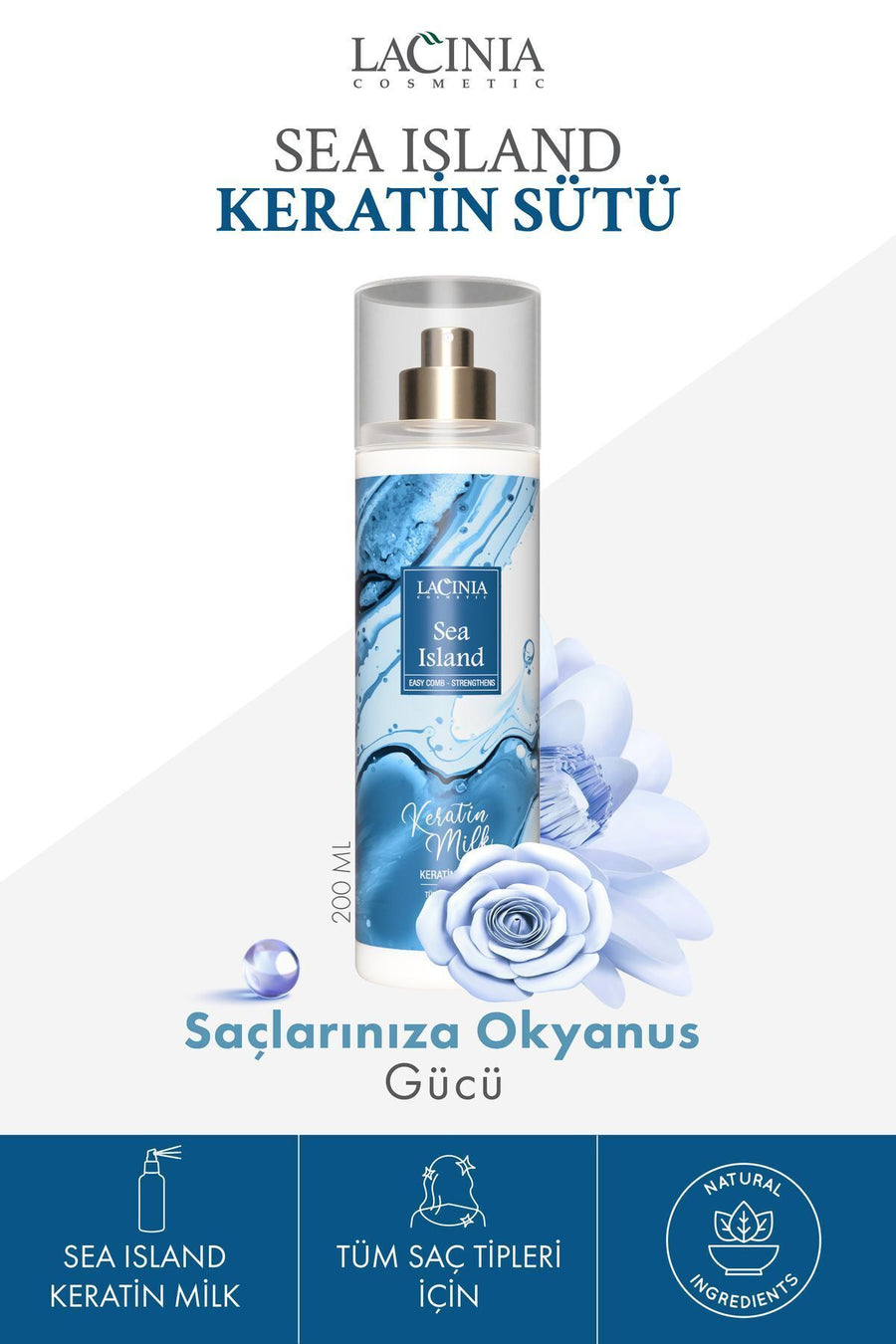 Keratin Sütü - Sea Island 200ml Saç Bakımı Etkili