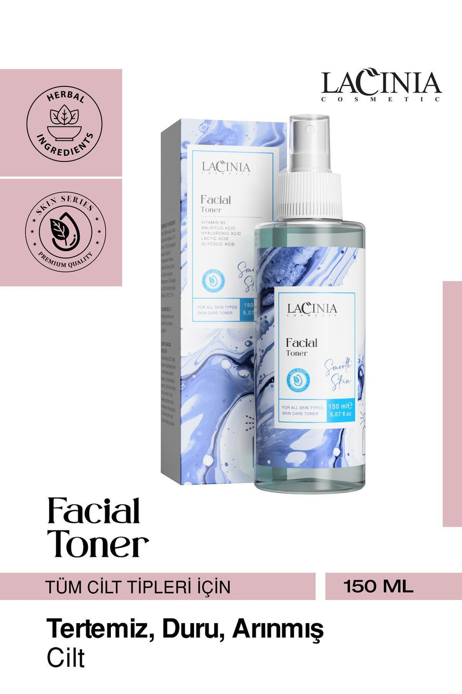 Facial Toner (Yüz Temizleme Toniği) 150 ml