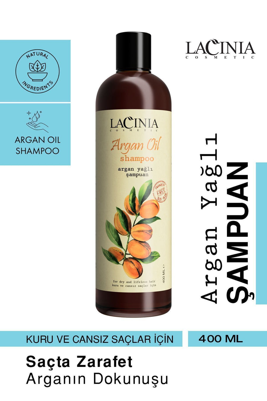 Argan Yağlı Şampuan 400ml