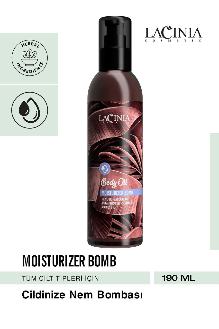 Moisturizer Bomb Oıl 190ml Nemlendirici Vücut Bakım Yağı