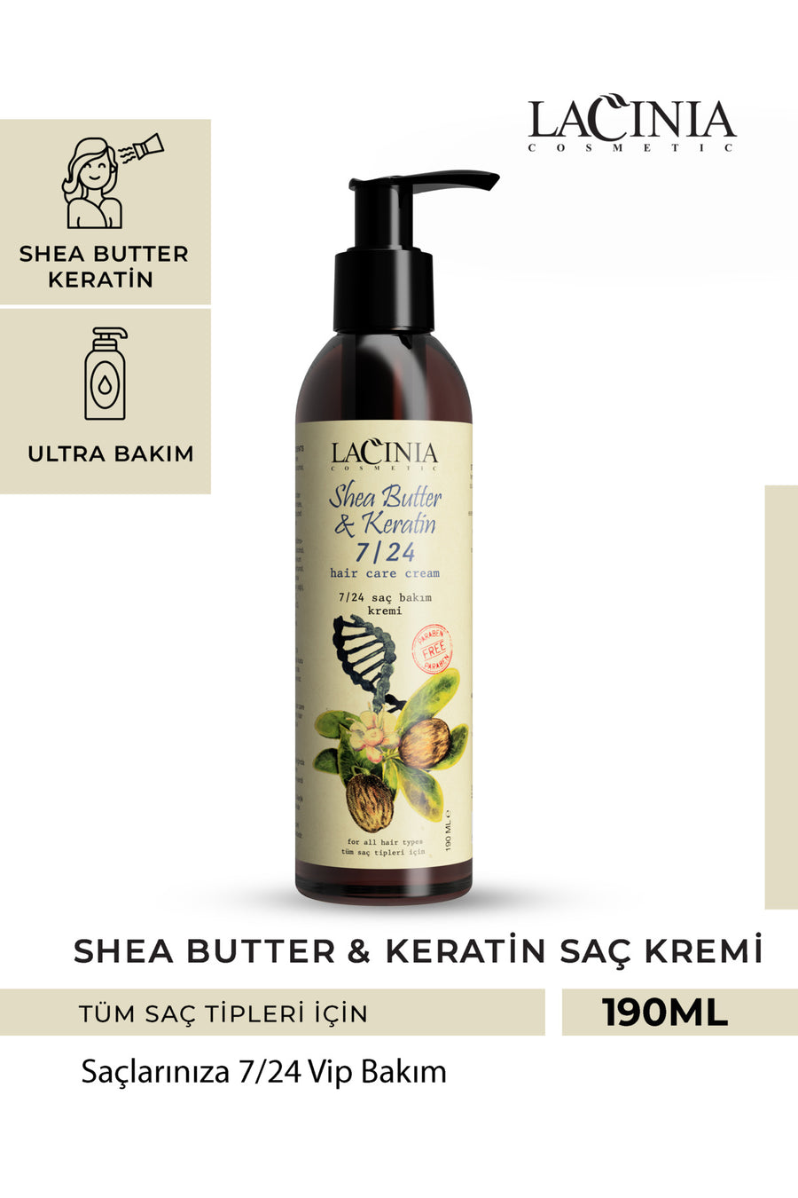 Shea Butter & Keratin Saç Kremi 7/24